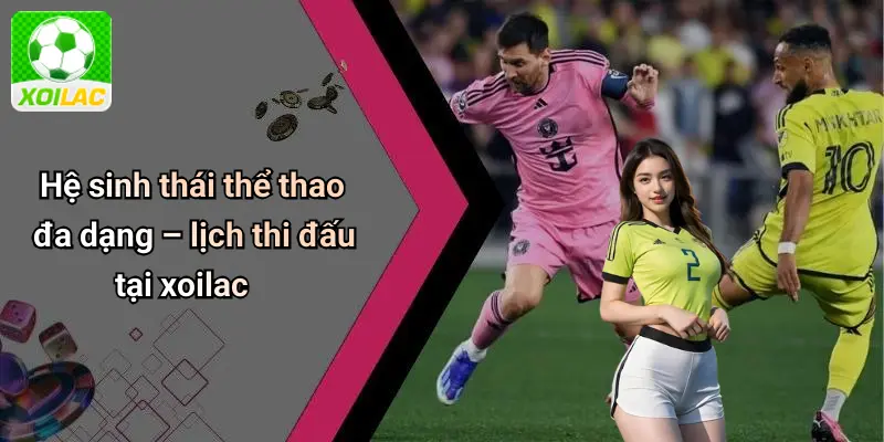 Hệ sinh thái thể thao đa dạng – lịch thi đấu tại xoilac