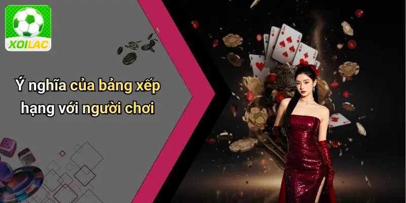 Ý nghĩa của bảng xếp hạng với người chơi