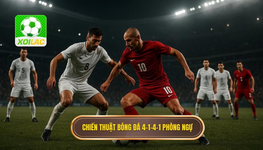 Chiến thuật bóng đá 4-1-4-1 phòng ngự