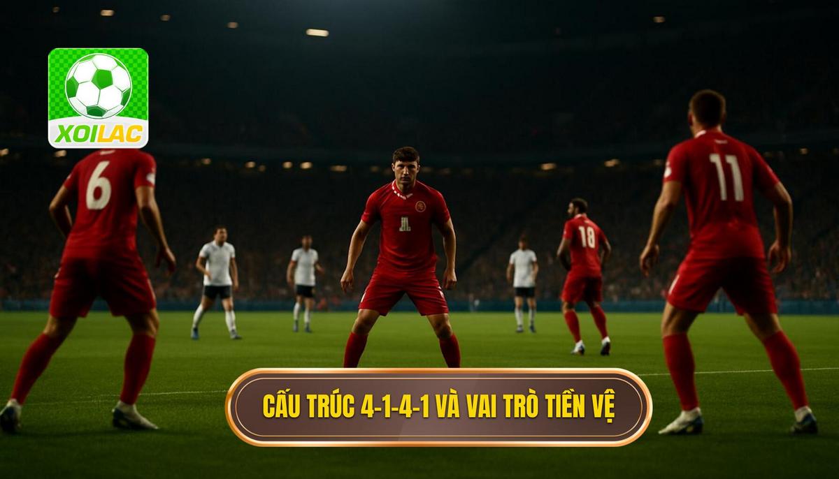 Nền tảng của cấu trúc 4-1-4-1_ Tiền vệ phòng ngự đơn độc (Single Pivot)